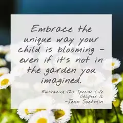 Embrace the unique way your child is blooming