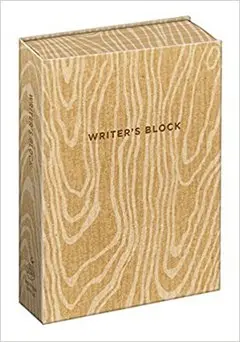 Writer's Block journal - unblock your writer's block by writing in this punny journal #writergift #write #writersblock