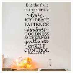 Fruit of the Spirit wall decal