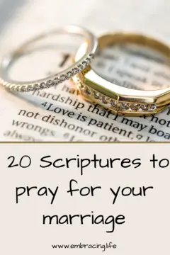 Scriptures to pray for your marriage